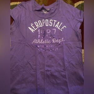 Aeropostale Kids Tee in Rich Purple
